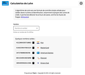 Thumbnail of Luhn Calculator